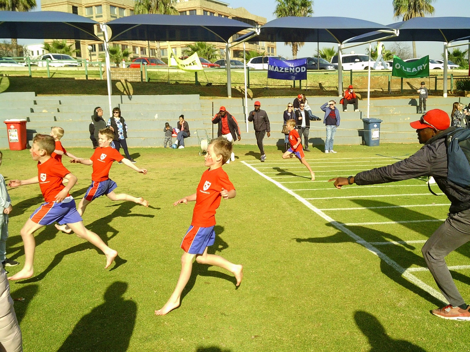 School athletics coaching activity.